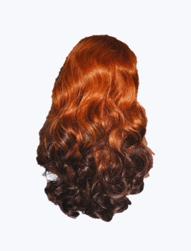 Ombre Bouncing Hair Back
