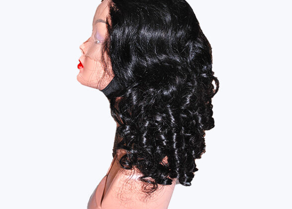 Gold Pixy Curls Black